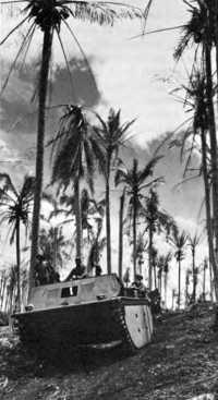 Alligator returning to 
beach on Arawe for more supplies, 18 December 1943