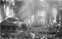 Tank-infantry attack, 16 
March 1944