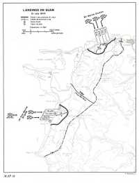Map 18: Landings on Guam, 
21 July 1944