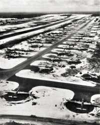 Harmon Field, Guam, where 
headquarters of the XXI Bomber Command opened, 16 December 1944