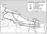 Map 6: Japanese Plan of 
Attack, 10 July 1944