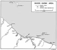 Map 9: Wakde–Sarmi 
Area