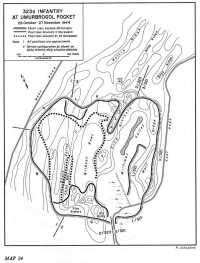 Map 24: 323rd Infantry at 
Umurbrogol Pocket, 26 October–27 November 1944