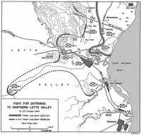 Map 8 Fight for Entrance to 
Northern Leyte Valley 21–25 October 1944