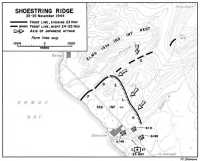 Map 13: Shoestring Ridge 
23–25 November 1944