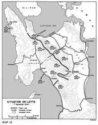 Map 16: Situation on Leyte 
7 December 1944
