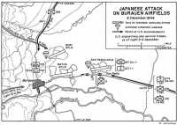 Map 18: Japanese Attack on 
Burauen Airfields 6 December 1944