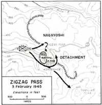 Map 10: ZigZag Pass, 3 
February 1945