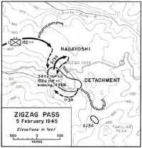 Map 12: ZigZag Pass, 5 
February 1945