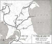 Map 18: To Infanta and 
Santa Iñez, 31 March-18 June 1945