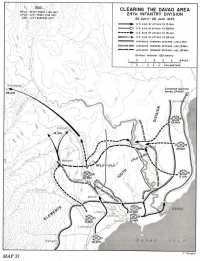 Map 33: Clearing the Davao 
Area, 24th Infantry Division, 30 April-26 June 1945