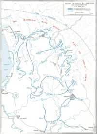 Map II: Seizing the Routes 
3-11 Junction, 43rd Infantry Division, 12–31 January 1945