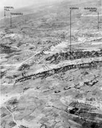 Tombstone Ridge area 
(photographed 10 July 1945)