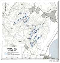 Map XLIII: Conical 
Hill, 17-21 May 1945