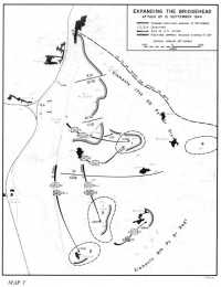 Map 7 Expanding the 
Bridgehead Attack of 15 September 1944