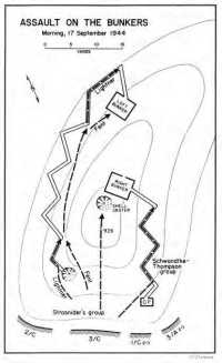 Map 17 Assault on the 
Bunkers Morning, 17 September 1944