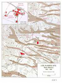 Map 5: Los Alamos Site, New 
Mexico, 1943–1945