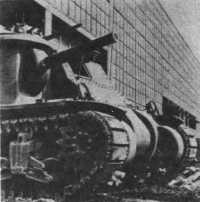 General Grant (M3) rolls 
off assembly line, Detroit Tank Arsenal, Michigan