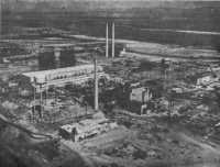 First pile area at Hanford, 
Washington, June 1944