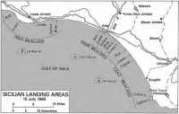 Map 5: Sicilian Landing 
Areas
