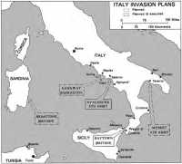 Map 7: Italy Invasion 
plans