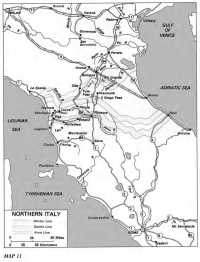 Map 11: Northern Italy