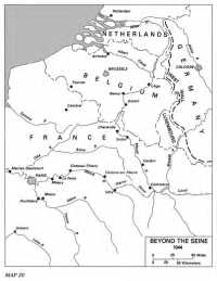 Map 20: Beyond the Seine, 
1944