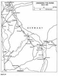 Map 29: Crossing the Rhine
