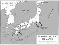 Map 33: Planned Attack on 
Japan
