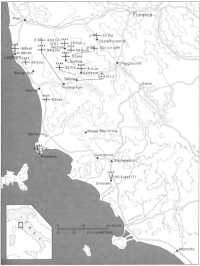 Map 28: Fifth Army 
Hospitals and Medical Supply dumps, 15 August 1944