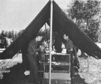 Field unit of the Fifth 
Army Dental Clinic in the Piombino area, July 1944