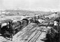 41st Hospital train loading 
near Riardo for run to Naples, February 1944