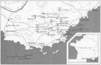 Map 30: Seventh Army 
Hospitals and Medical Supply Dumps, 20 August 1944