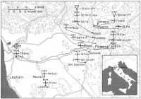 Map 35—Fifth Army 
Hospitals and Medical Supply Dumps, 18 September 1944