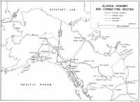 Map 1: Alaska Highway and 
connecting routes