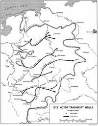 Map 5: XYZ Motor Transport 
Hauls