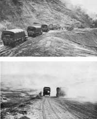 Road conditions in Burma 
(top) and Iran (bottom)